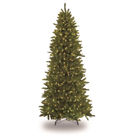 7.5 Ft. Pre-lit Slim Fraser Fir Artificial Christmas Tree With 500 Clear Ul Lights
