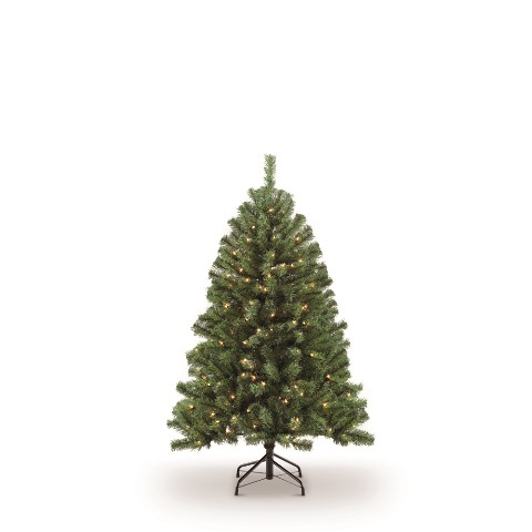 4.5 Ft. Pre-lit Northern Fir Artificial Christmas Tree With 250 Clear Ul Lights