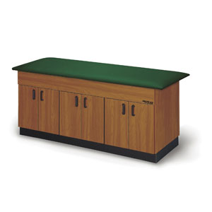 Proteam Cabinet Storage Table with Hinged Doors Natural Oak - Claret