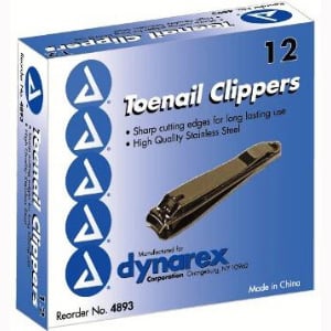 Dynarex 4893 Toenail Clipper With File - 144 Per Case