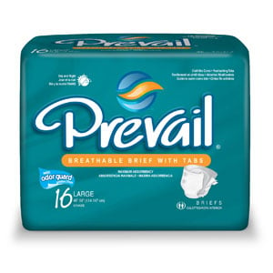 Prevail Pv-013-1 Adult Briefs, Large - 64 Per Case