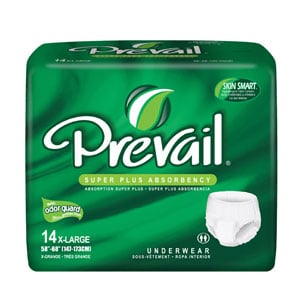 Prevail Pvs-514 Super Plus Underwear, Extra Large - 56 Per Case