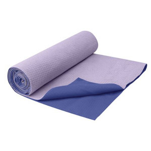 Gaiam Restore No-slip Yoga Towel - Deep Purple