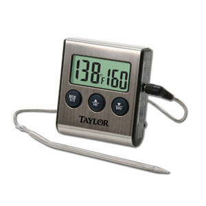 Cooking & Roasting Thermometer With Stainless Steel Housing