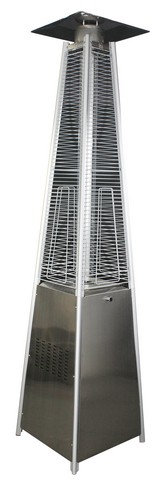 Hcphssq Stainless Steel Square Pyramid Patio Heater Lp