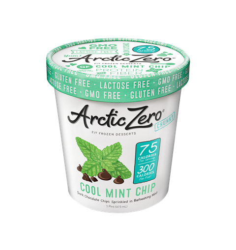 UPC 852244003329 product image for Arctic Zero 3802 Fit Frozen Desserts Cool Mint Chip Chunky Pint - Pack of 6 | upcitemdb.com