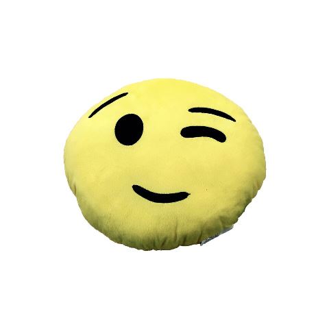 Emoji-wink Wink Emoji Plush Pillow