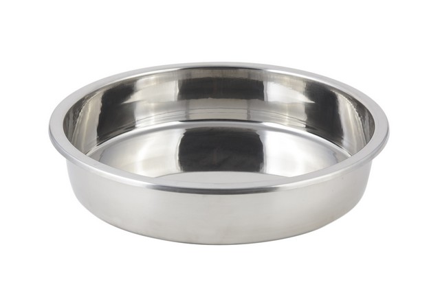 12001 15 In. Dia. Stainless Steel Full Size Round Food Pan, 2 Gal