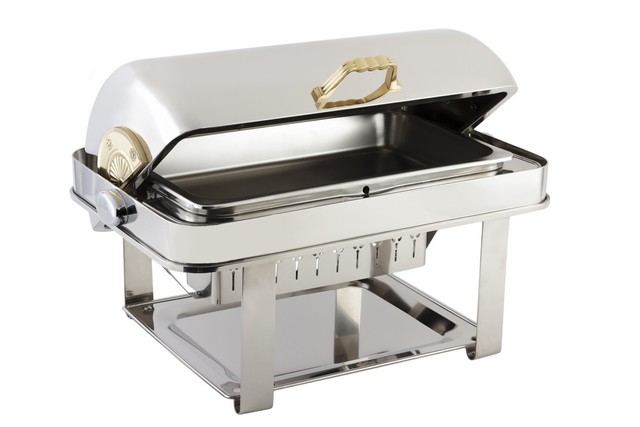 12004 2 Gal Dripless Rectangle Chafer Contemporary