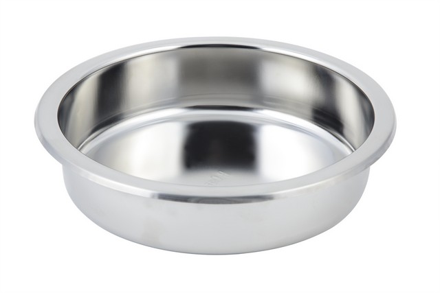 12021 10.75 in. dia Stainless Steel Round Food Pan for Petite Chafers