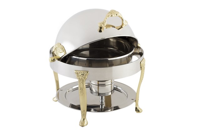 17014 14 In. Dia. Petite Chafer With Renaissance Legs, 3 Quart