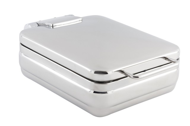 20308ng 1 Gal Rectangular Half Size Induction Chafing Dish No Glass & Without Stand, 12.25 X 19 X 5.25 In.