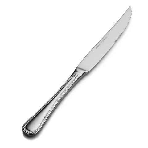 S415 Amore Euro Solid Handle Steak Knife, Pack Of 12