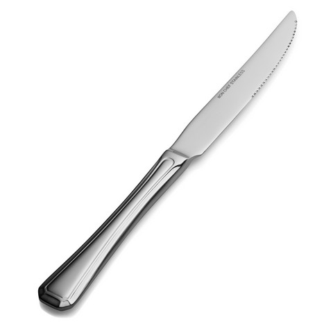 S515 Prism Euro Solid Handle Steak Knife, Pack Of 12