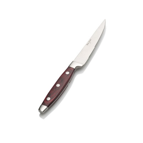S938 9 In. Elegant Steak Knife With Pakka Wood Handle, Pack Of 12