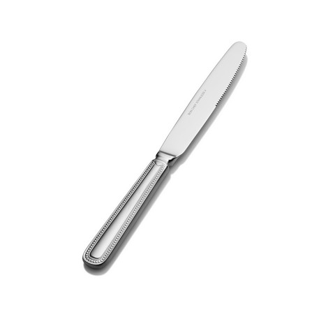 Sbs3312 9.60 In. Sombrero Euro Brush Solid Handle Dinner Knife, Pack Of 12