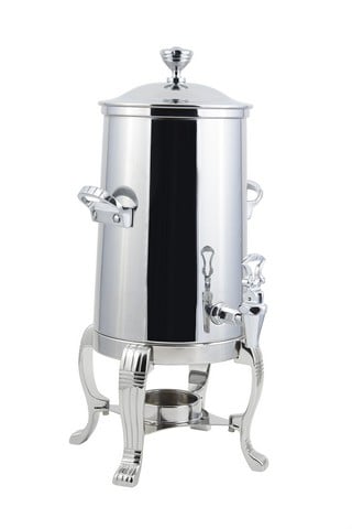 41001c 2 Gal Chrome Plated Urn Stainless Steel Single Wall