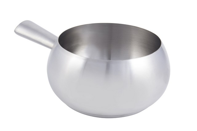 5150ss 2 Quart Fondue Pot With Induction Bottom & Tapered Handle, 4 Oz