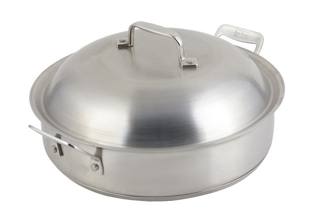 60001 11.18 In. Dia.cucina Saute Use With Lid & Induction Bottom, 4 Quart