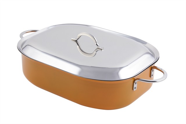 60004cfcldorange 15 X 11 X 4 In. Classic Country French Oven With Lid, Orange - 7 Quart