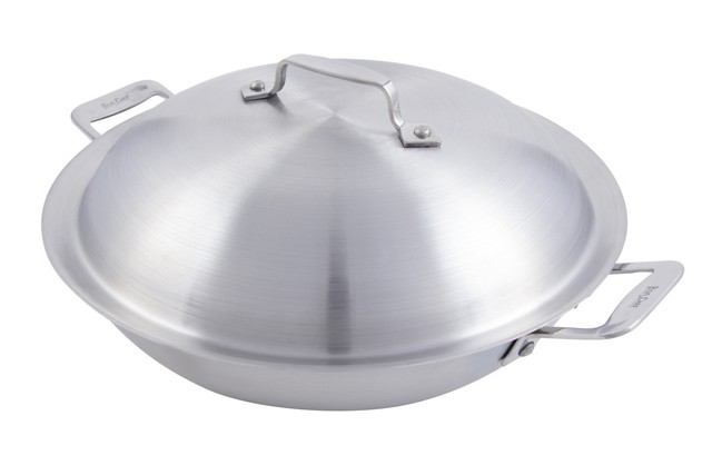 60015 12 In. Dia. Cucina Chefs Pan With Lid & 2 Side Handles, 3.5 Quart