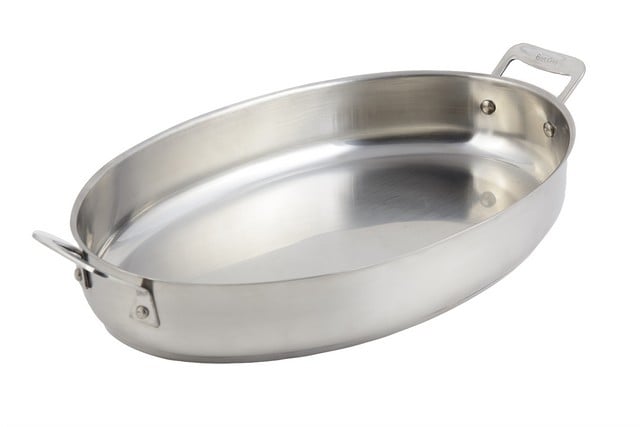60018 15.37 X 10 X 2.62 In. Cucina Oval Augratin & Induction Bottom, 4 Quart