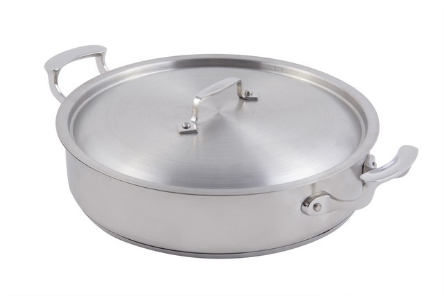 60030 12.37 In. Dia. Cucina 6 Quart Pot With Cover & Induction Bottom