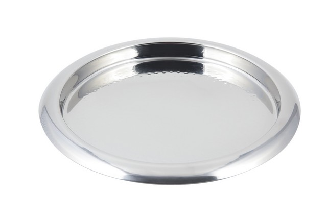 61277 13.25 In. Dia. Round Hammered Tray