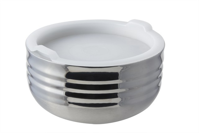 9317 6.37 In. Dia. Cold Wave Bowl & Stacking Cover, 1 Quart