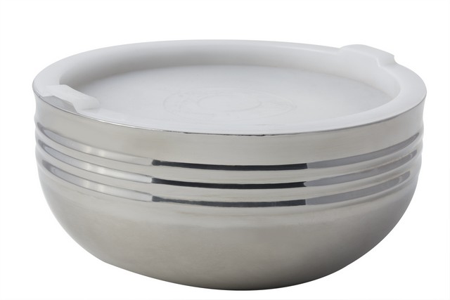 9319 9.87 In. Dia. Cold Wave Bowl & Stacking Cover, 3.25 Quart