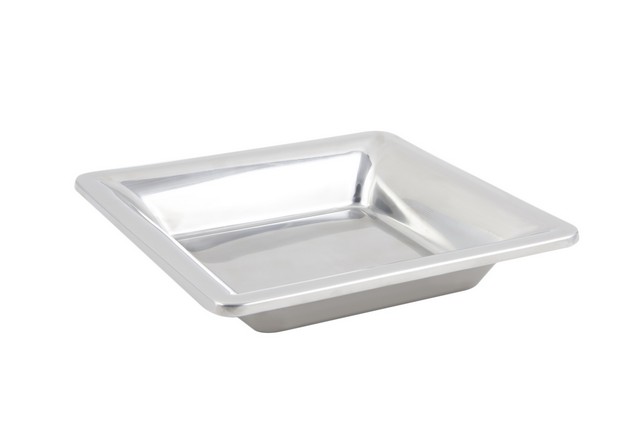9322 11.87 X 11.87 X 2.25 In. Cold Wave Platter, Satin