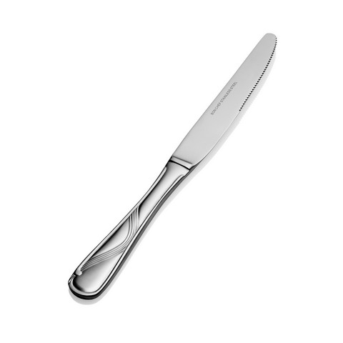 S2212 9.17 In. Wave Euro Solid Handle Dinner Knife, Pack Of 12