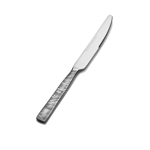 S2912 9.17 In. Safari Euro Solid Handle Dinner Knife, Pack Of 12