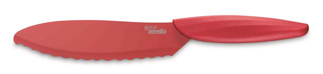 A061304 17 Cm Brio Sandwich Knife, Red