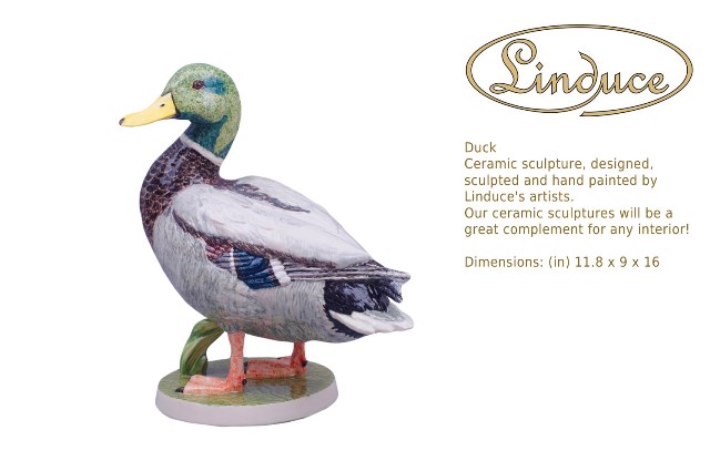 Nr 6 No.1  Kot Duck No.1 Ceramic Sculpture
