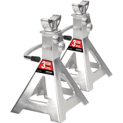 UPC 858957001027 product image for Arcan 24991 Aluminum Jack Stands - 3 Ton Capacity Pair - Model No. AJS3T | upcitemdb.com