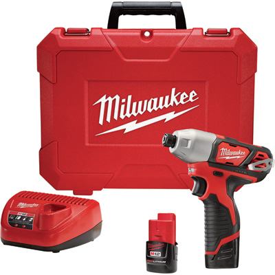 41431 M12 Cordless Impact Driver Kit - 0.25 In. Hex, Model No. 2462-22