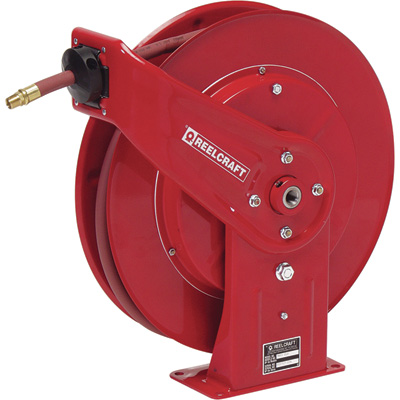 282628 Air & Water Hose Reel With 0.375 X 50 Ft. Pvc Hose, Max. 300 Psi - Model No. 7650 Olp