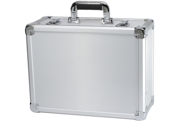 Exc-115 S Aluminum Packaging Case, Silver - 7.375 X 12.5 X 16.5 In.