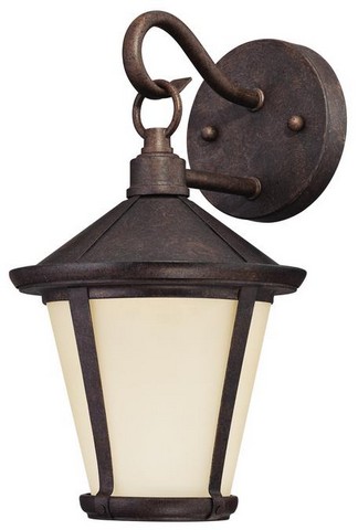 Darcy One Light Led Outdoor Wall Lantern, Victorian Bronze