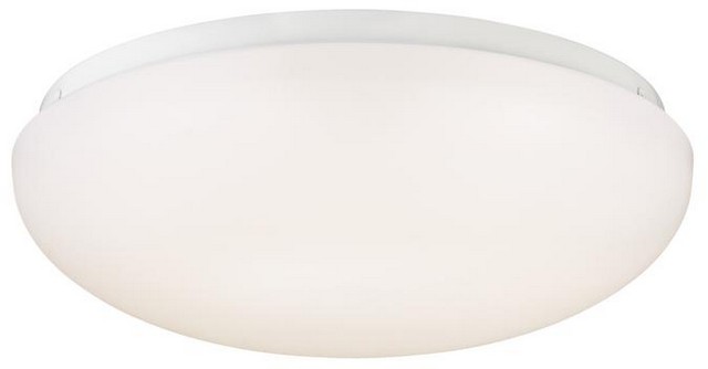 11 In. Led Indoor Flush Mount Ceiling Fixture, White