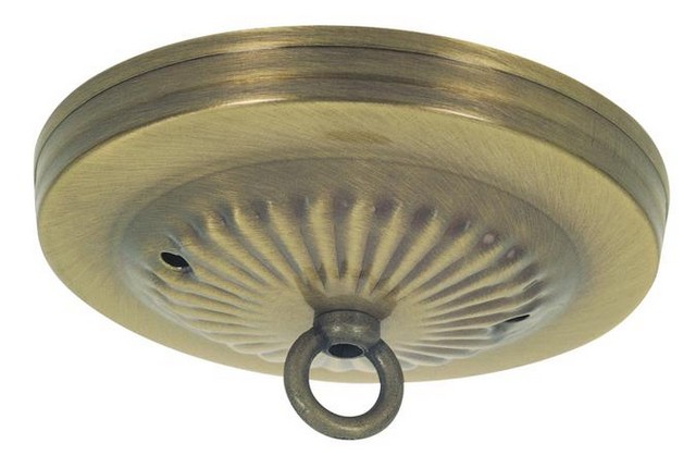 7005300 Antique Brass Traditional Canopy Kit, Pack Of 4