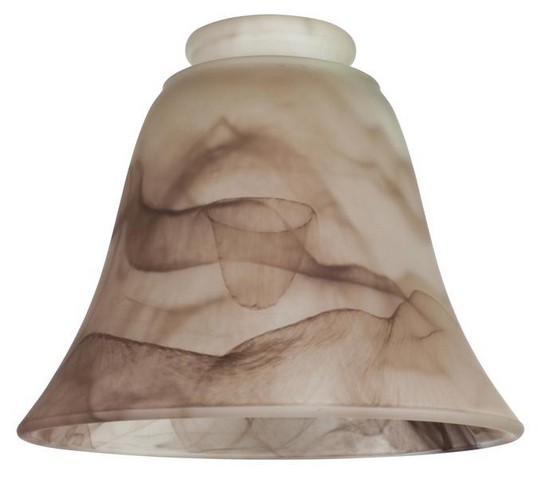 8116700 2.25 In. Brown Swirl Glass Bell
