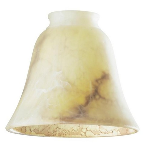 8142200 2.25 In. Brown Marbleized Glass Bell