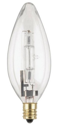 402900 40 Watt B11 Clear Halogen Fan Light Bulb, Pack Of 10