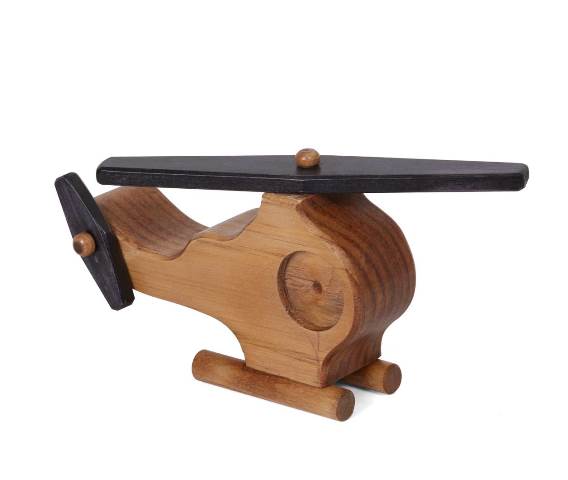Lapps Toys & Furniture 153 H Wooden Helicopter Toy, Small