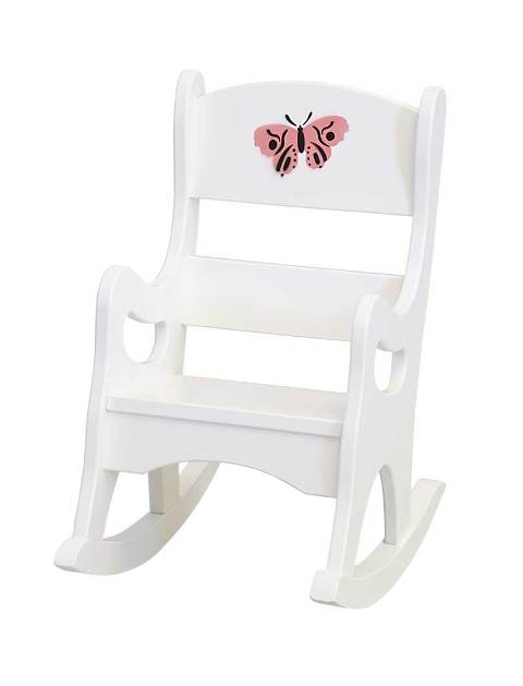 Lapps Toys & Furniture 271 S Wooden Childrens Rocker Chair With Stencil