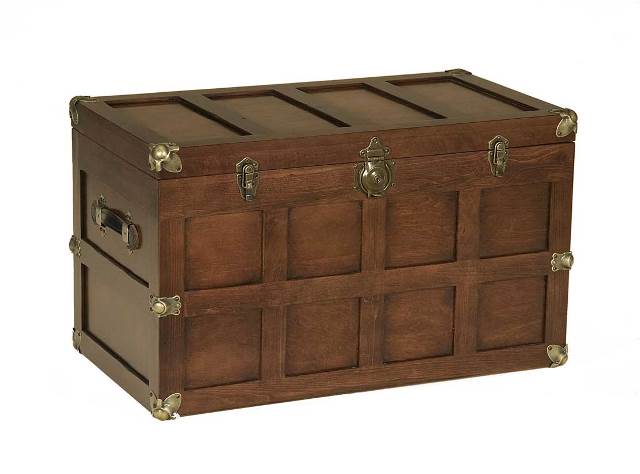 Lapps Toys & Furniture 364 Cg 36.5 In. Wooden Cherry Glaze Trunk