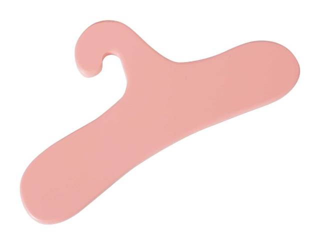 Lapps Toys & Furniture 014 P Wooden Doll Clothes Hangers, Pink