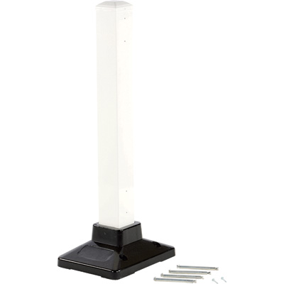 43211 Semi-permanent Barrier Post With Base - 39 In., Model No. Spr-post-w